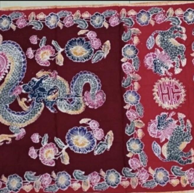 Gambar SALE TERLARIS KAIN CUKIN KAIN GENDONGAN BAYI MOTIF NAGA 3M SELENDANG SAMPING BAYI READYY - Merah dari KINKIN babystore undefined Tokopedia