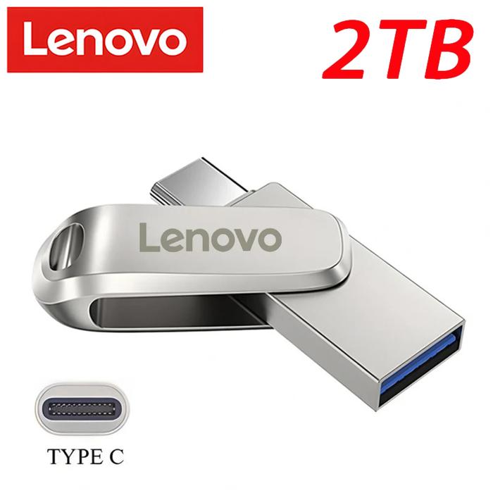 Gambar Lenovo 2TB Metal USB 3.0 Flash Drives 512GB High Speed TYPE-C Pendrive 256GB USB Drive 128GB USB Memoria Flash Disk For Laptop dari Vrutagar undefined Tokopedia