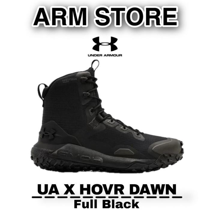 Jual TERLARIS SEPATU UNDER ARMOUR X HOVR DAWN BOOTS FULL BLACK