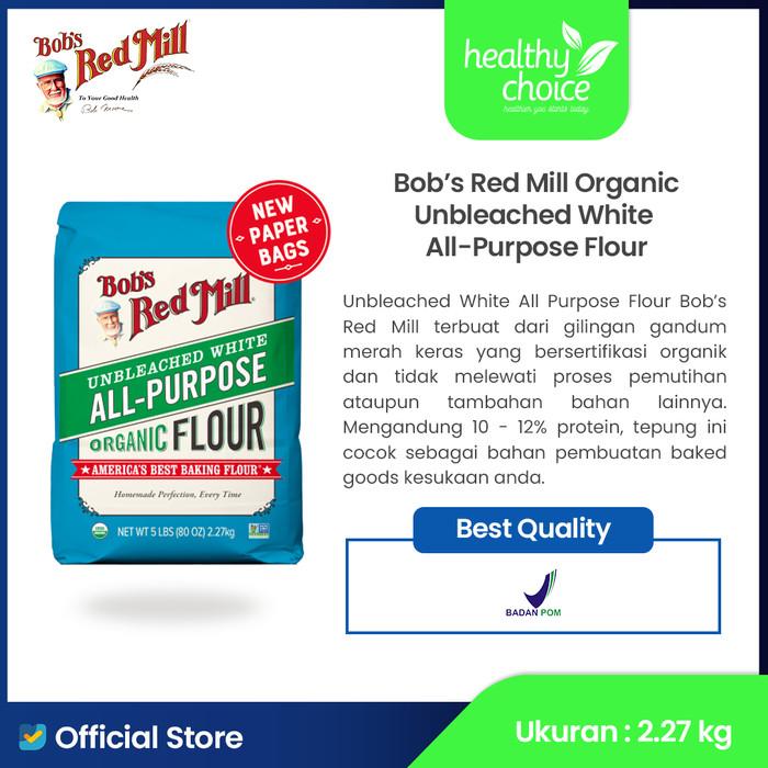 Bobs Red Mill Organic Unbleached White All-purpose Flour 227kg  Terlaristermurahterpopuler