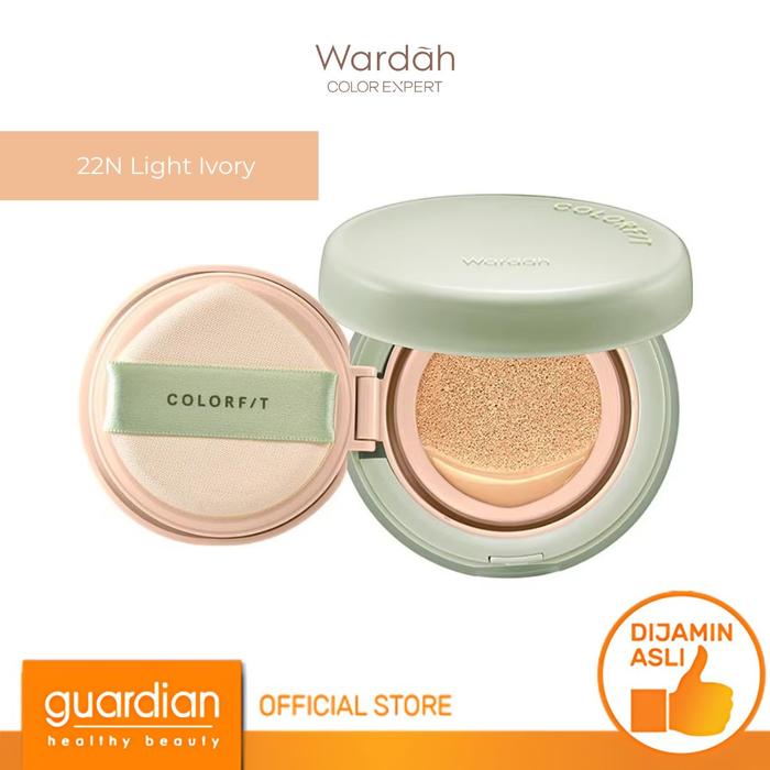 Gambar Wardah Colorfit 5D Blur Cloud Cushion 22N Light Ivory 15Gr - Matte Finish Tahan Lama Hingga 18 Jam dengan SPF 50 PA+ dari Guardian Official Store undefined Tokopedia
