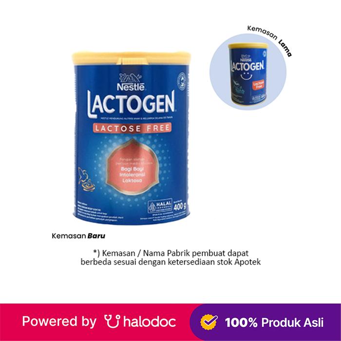 Gambar Lactogen Lactose Free 400 g - Susu Bayi dan Anak - Halodoc dari Apotek Halomedika Bungur Malang undefined Tokopedia