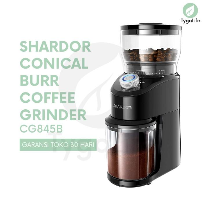 Gambar SHARDOR NEW MODEL ELECTRIC ADJUSTABLE COFFEE GRINDER CANONICAL BURR TERLARIS/TERMURAH/TERPOPULER - CG845B dari urban interiors undefined Tokopedia