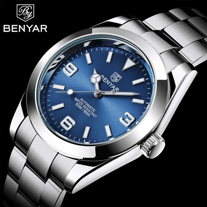 Jual best seller! BENYAR Top Brand Fashion Diver Watch Men 50ATM