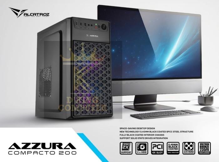 Jual PC rakitan Ryzen 3200G Ram 8GB 240GB Monitor 19 inch