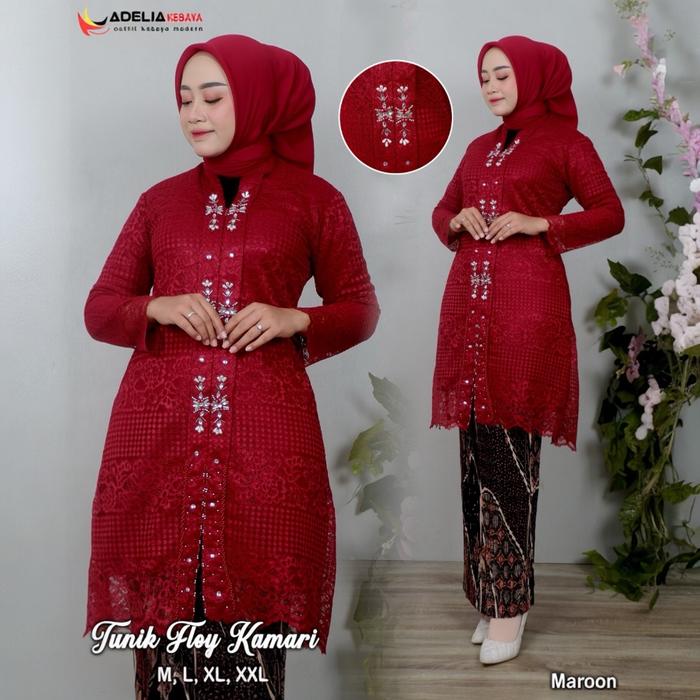 Gambar Urmila - ( COD ) Setelan kebaya tunik floy kamari payet - pakaian wisuda modern - model terbaru - baju akad dari Urmila Collection1 undefined Tokopedia