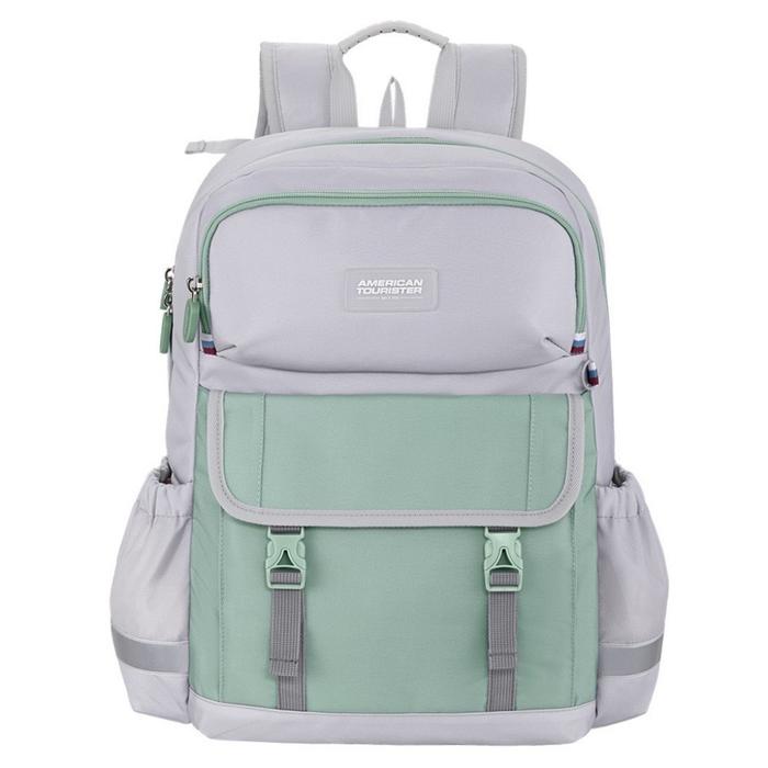 Gambar AT NK2 Backpack Kids School Bag Full Colour Design Tas Ransel Anak Sekolah Glow In The Dark - Grey-Green dari BagZilla ID undefined Tokopedia