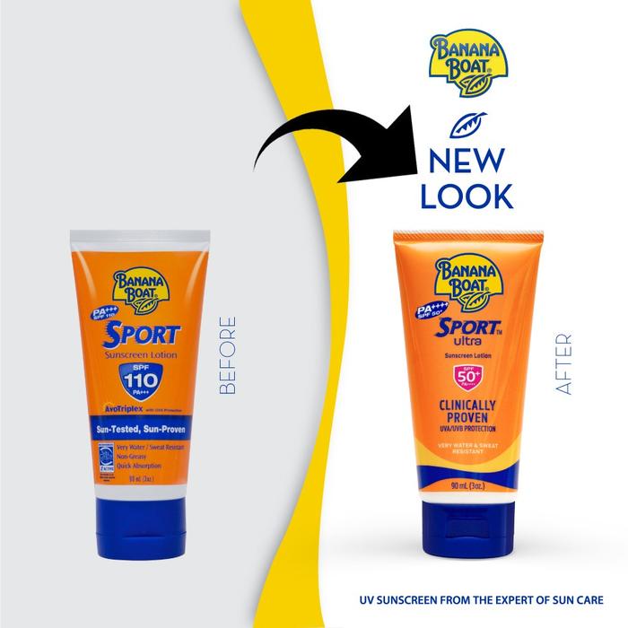 Gambar BANANA BOAT SUNBLOCK SPORT SUNSCREEN LOTION SPF 110(berganti jd spf50+) / spf 50 ISI 90ML - SPF 110(50+) dari TC BRAND undefined Tokopedia