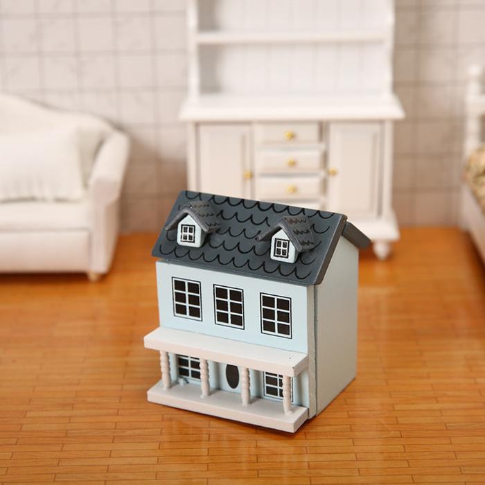 Gambar 1:12 Dollhouse Dolls Miniature House Simulation Mini Villa Miniature Handicraft Building Wooden Handicraft dari Flicktore undefined Tokopedia