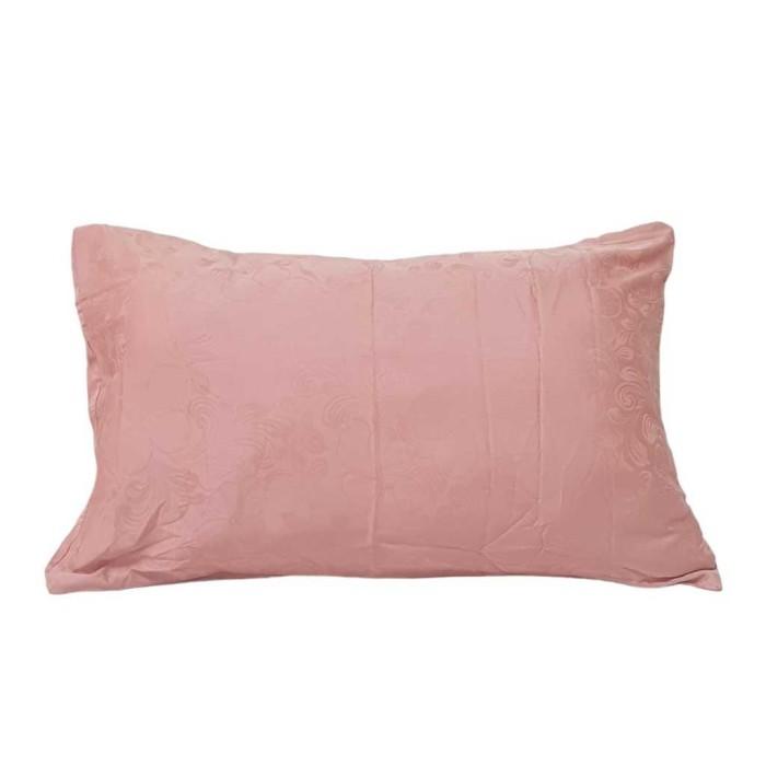Gambar [SALE] Soulmate Sarung Bantal Tencel 1pcs 50x75 - Jacquard pink dari yefdashop undefined Tokopedia