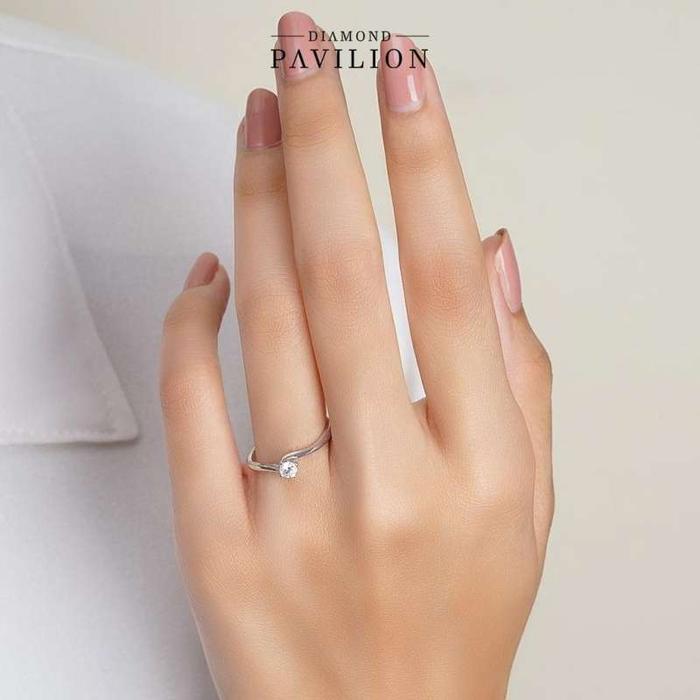 Gambar Diamond Pavilion Cincin Emas Batu Berlian Audrey Ring - 10-12 dari Diamond Pavilion Kab. Klaten Tokopedia