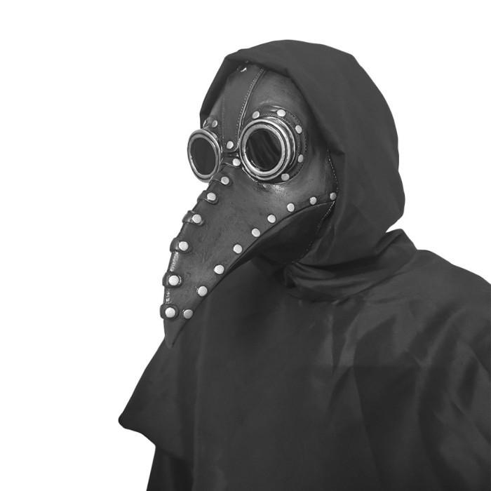 Gambar Universal Topeng Burung Latex Plague Bird Doctor Mask untuk Halloween Hitam/Tembaga - Hitam dari Adi-Star_NEW undefined Tokopedia