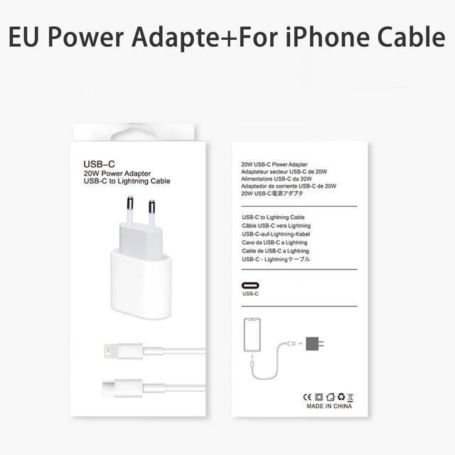 Jual Charger 20W Iphone Fast Charging Plus Kabel BEST PRICE Kota