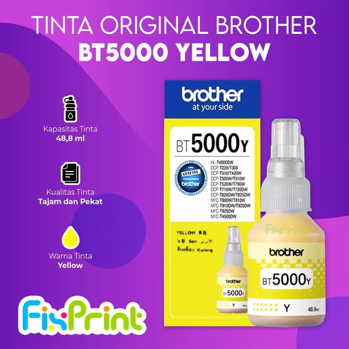 Gambar Tinta Brother Brother D60bk D60 BT5000 Refill DCP-T220 T420W T720DW - Ori Box, Hitam dari FixPrint Indonesia undefined Tokopedia