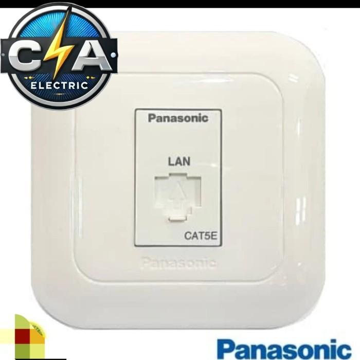Gambar soket telpon plus soket data cat5e putih panasonic belum termasuk inbo - CAT 5 + FRAME - CAT 5 + FRAME dari Csa electric undefined Tokopedia