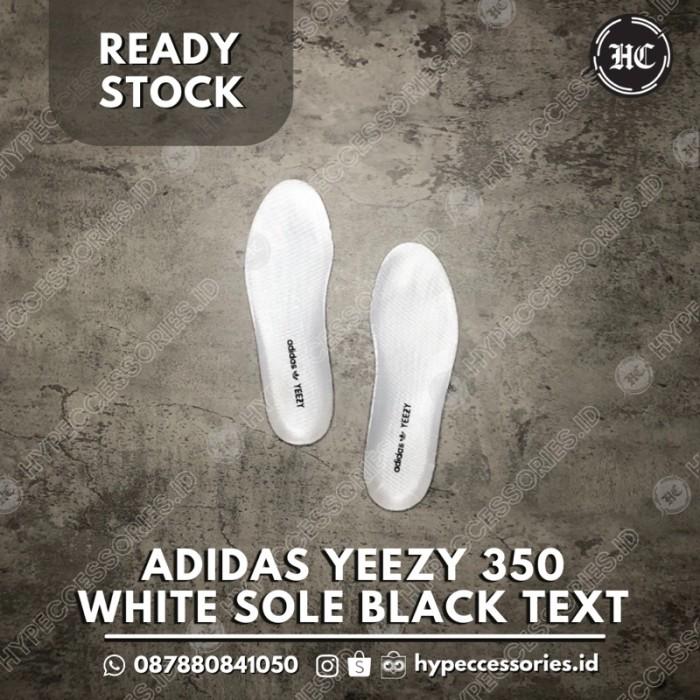 Gambar ModeTren77- [READY STOCK] Adidas Yeezy 350 Insoles White Sole Black Text －O－~ dari toko ma atikk undefined Tokopedia