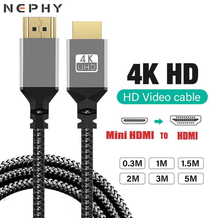 Jual 4K 60HZ MINI HDMI To HDMI Cable MINIHDMI Male to