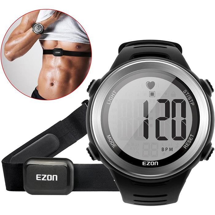 Heart Rate Monitor Men Sports Polar Watches Waterproof Digital Wireless  Running Cycling Chest Strap Men Women Sports Watch