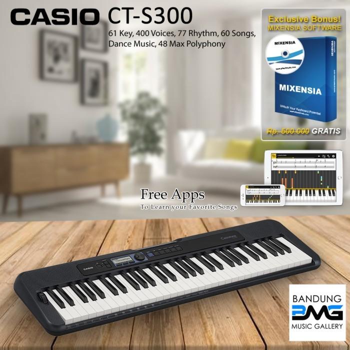 Gambar Casio CT S300 Keyboard / CTS300 / CTS 300 Garansi Resmi - Keyboard dari Bandung Music Gallery undefined Tokopedia
