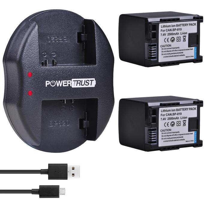 Charger Canon Vixia Hf R20 Battery Vixia Hf R600 Battery HQRP USB