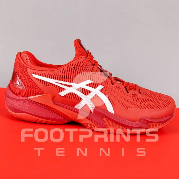 Fbase Sepatu Tenis Asics Court Ff Novak Rust White Tennis Shoes Original