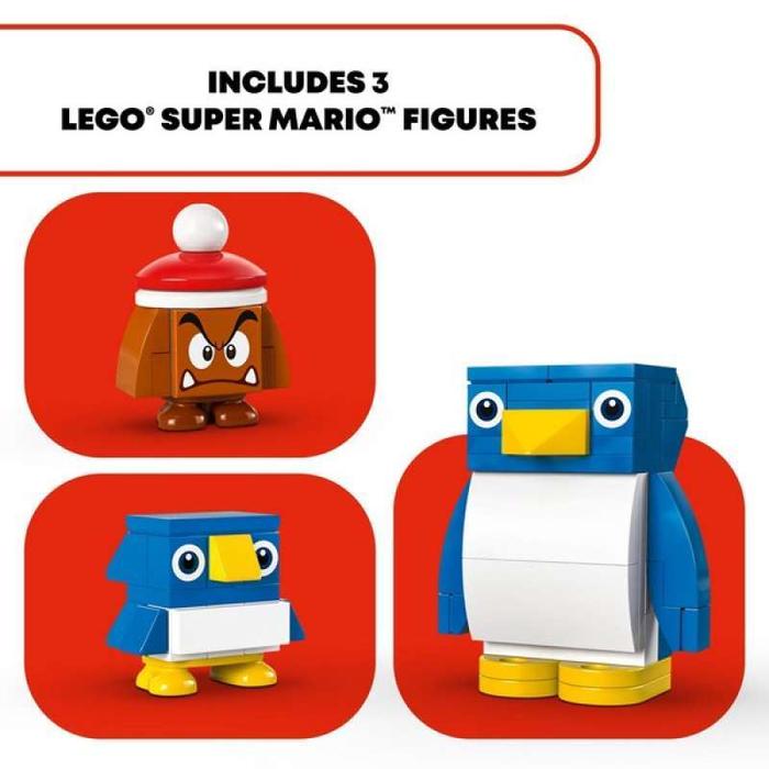 Gambar LEGO Super Mario 71430 Penguin Family Snow Adventure Expansion Set (228 Pieces) Mainan Balok (7 Tahun+) dari Dobleh129 undefined Tokopedia