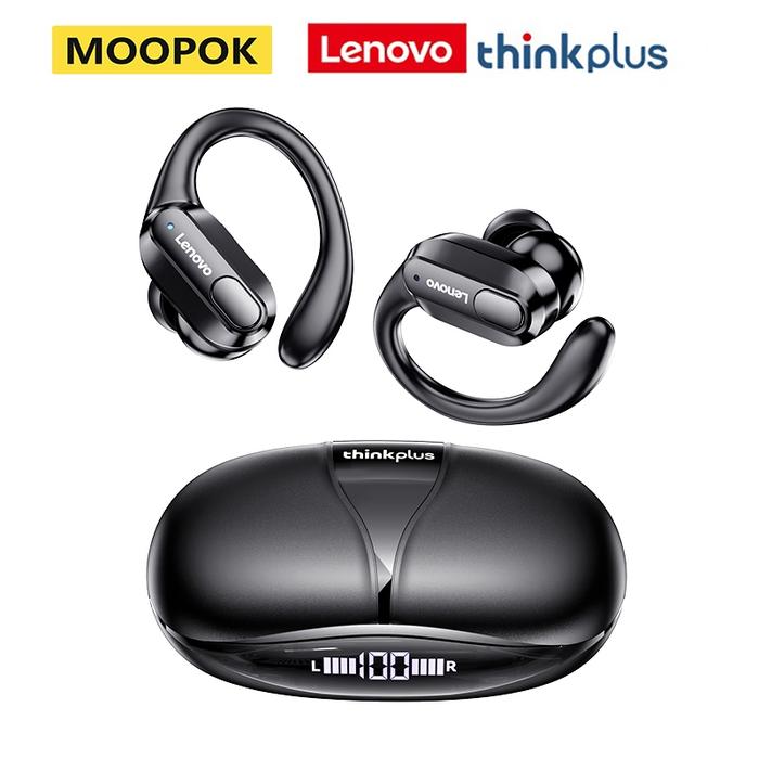 Gambar (SALE) LENOVO THINKPLUS XT80 TWS WIRELESS BLUETOOTH 5.3 SPORTS EARPHONE BUTTON CONTROL HIFI STEREO OLAHRAGA EARBUDS WITH MIC DIGITAL LED UNTUK ANDROID IOS - XT80 hitam dari Teddy Studio undefined Tokopedia