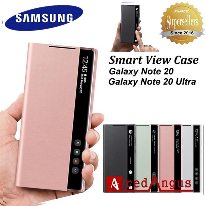 Jual Paling Laris Flip Clear View Cover Case Samsung Note 20 Ultra
