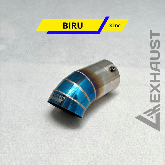 Gambar Muffler Cutter Buntut Knapot Mobil Diesel Pajero Innova Fortuner Dll Terbaru - 3 inc Biru dari rinajaya store undefined Tokopedia