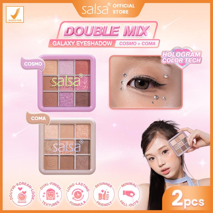 Gambar SALSA Galaxy Eyeshadow – Palette Eyeshadow | Make Up Douyin Korea | MakeUp |  Perona Mata | Pewarna Mata | High Pigmented - Cosmo + Coma dari Salsa Cosmetic undefined Tokopedia