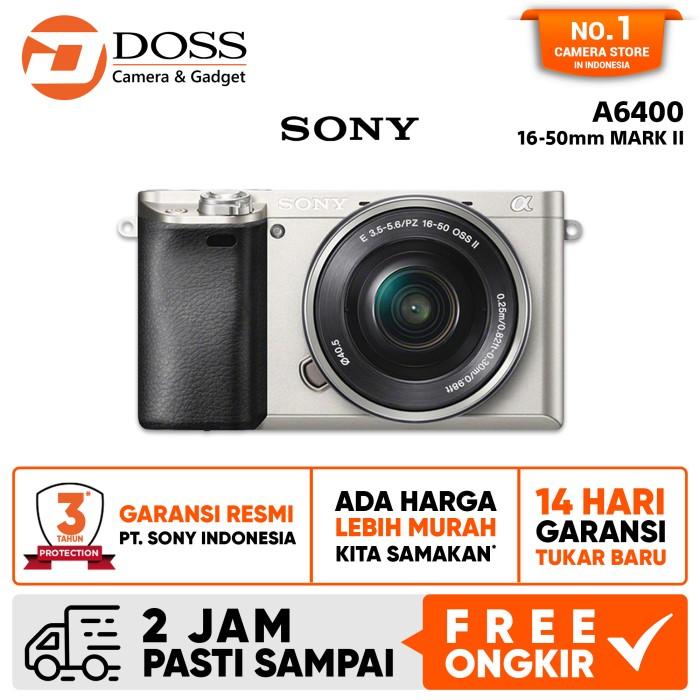 Gambar Sony Alpha A6400 Kit 16-50mm Mark II A 6400 Sony A6400 16-50 mm II - Silver dari Doss Bandung Kota Bandung Tokopedia