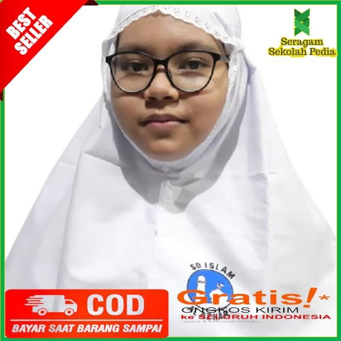 Gambar Kerudung bergo anak SD al azhar bahan oxfor - Putih, M dari RaizinClear undefined Tokopedia