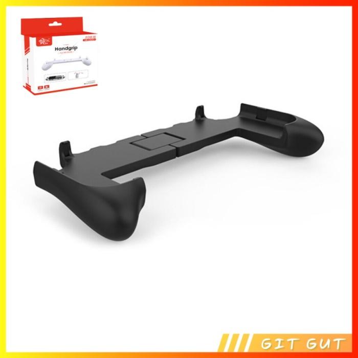 Gambar Nintendo Switch OLED Foldable Handheld Hand Grip Cover Bracket - Black dari Git Gut undefined Tokopedia