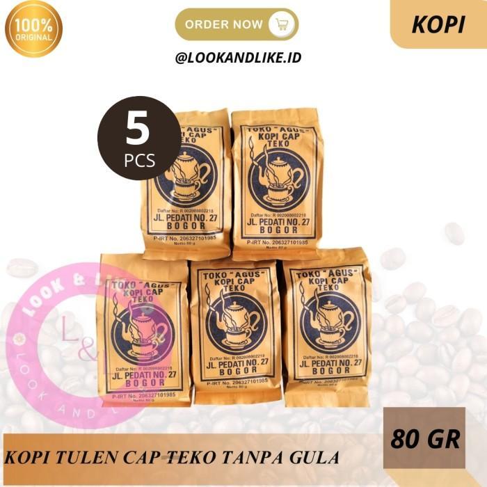 Gambar Kopi Cap Teko Toko Agus 40 Gr Isi 10 Bungkus Coffee - GILINGAN KASAR dari LOOKANDLIKE.ID undefined Tokopedia