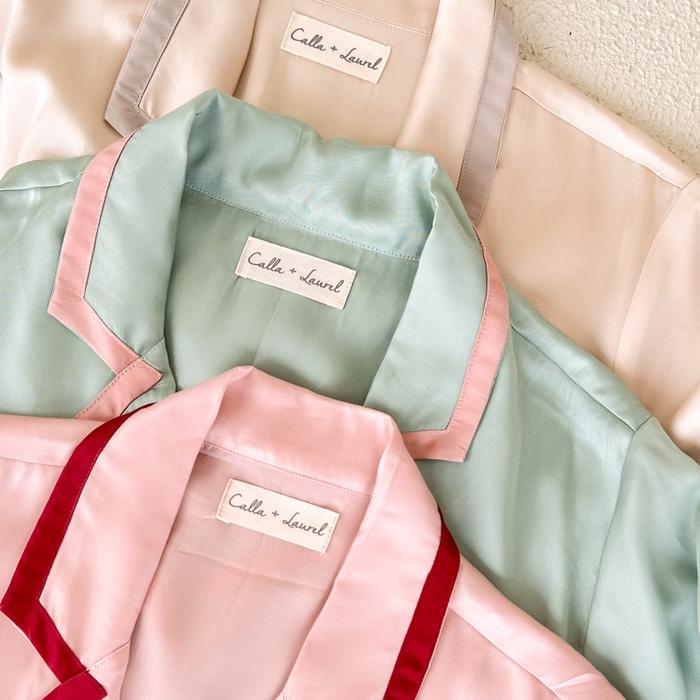 Gambar Cicila - Calla Laurel - BEIGE CLASSIC COLLECTION (TENCEL) - Baju Tidur Piyama Wanita dari Cicila Store undefined Tokopedia