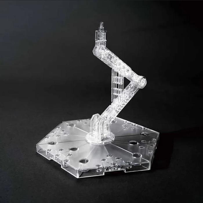 Gambar ACTION BASE / STAND BASE / DUDUKAN CAGAK MODEL KIT VERSI 5 ( 1 PLAT ) MG HG RG SD SING TAO CLUB / HONGLI / MODEL EFFECT COLOR CLEAR ( WARNA TRANSPARAN ) dari titinkalahmodol undefined Tokopedia
