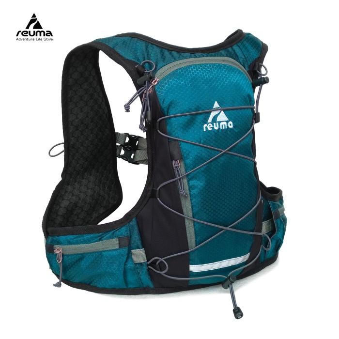 Gambar Reuma - Hydropack/ Tas Lari Punggung/ Tas Running/ Running Vest - Hijau Toska dari toko okpa undefined Tokopedia