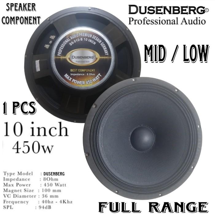 Jual SPEAKER 10 INCH DUSENBERG BEST COMPONENT FULL RANGE DS-010-B