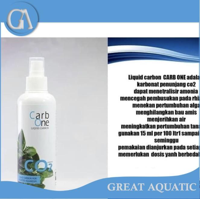 Gambar aquarium aquascpe liquid carbon CARB ONE co2 liquid 120 ml dari GREAT AQUATIC TOOL undefined Tokopedia