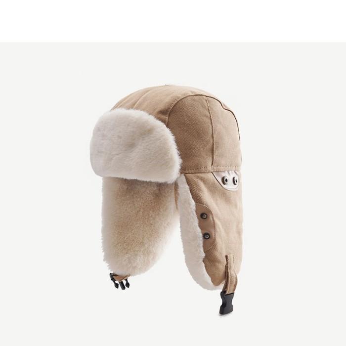 Gambar Topi Winter Ushanka Pilots Rusia Bomber Russian Warm Outdoor Ski Hat - Coklat Tua dari KimberlyBoutiqu undefined Tokopedia