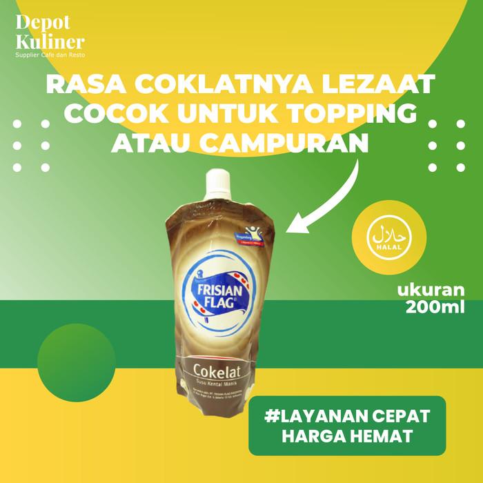 Gambar Susu Kental Manis Bendera Cokelat 200ML Pouch Choco Frisian Flag dari Depot Kuliner undefined Tokopedia