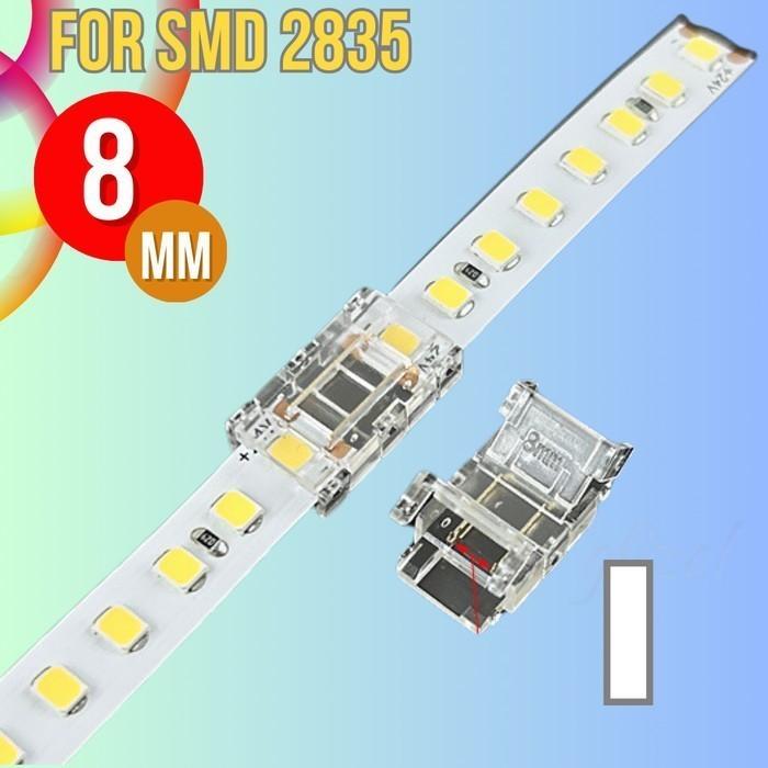 Gambar Konektor 2835 SMD 8 mm Soket Sambungan Lampu Led Strip - I dari Glizel undefined Tokopedia
