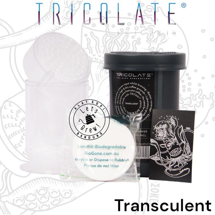 Gambar Tricolate Dripper The Next Generation / Dripper Tricolate - Translucent dari gangang kitchen undefined 4 Tokopedia
