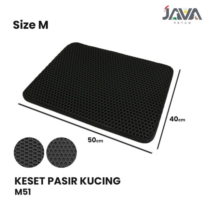 Gambar Keset Pasir Kucing Pet Litter Mat Foldable Double Layer Alas Tatakan Pasir Kucing M51 M52 M53 Cat Litter Mat - M (M52) dari Java Petco Tangerang undefined Tokopedia