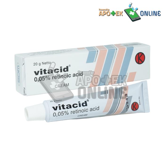 Gambar VITACID 0.05% CREAM TUBE 20GR dari Apotek Mitra Sehat Palmerah undefined Tokopedia