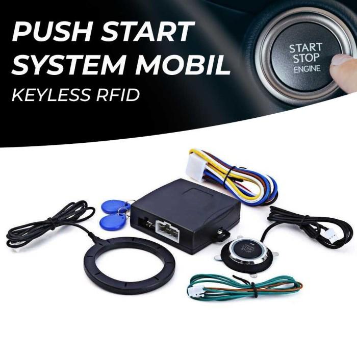 Gambar Push Start System Keamanan Mobil Canggih Keyless RFID - KQS-Q4 - Hitam dari CV KADAWAKARYA TERANYARRRRRR undefined Tokopedia