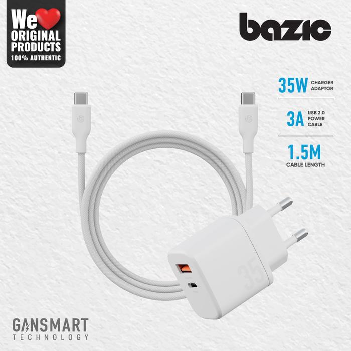 Gambar Wall Charger Adaptor Set 35W 1C1A Bazic GoPort Velox Kit - Bubblegum dari PlayWorks Store undefined Tokopedia