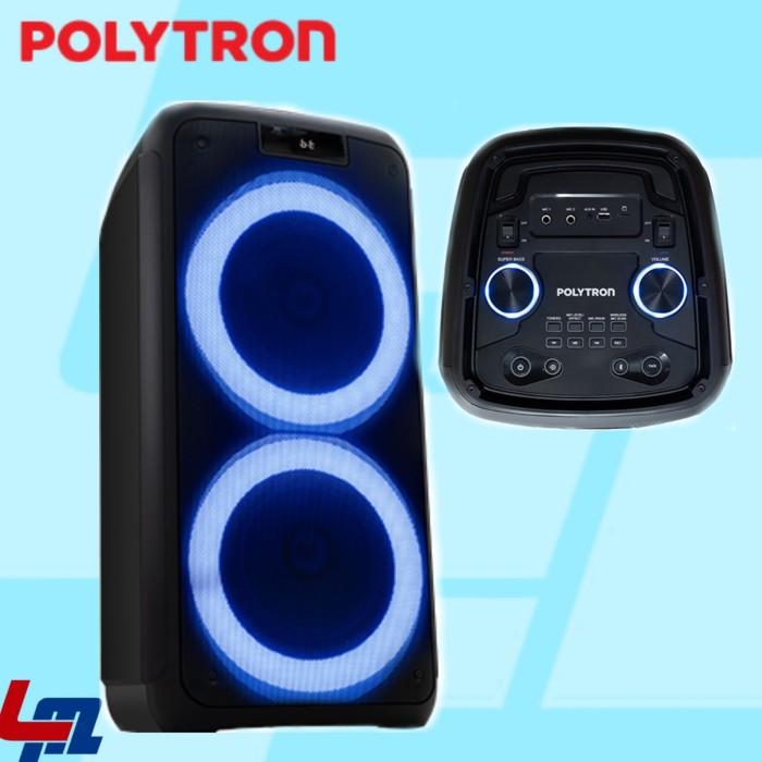 Jual New Polytron Party Speaker Bluetooth Karaoke Portable