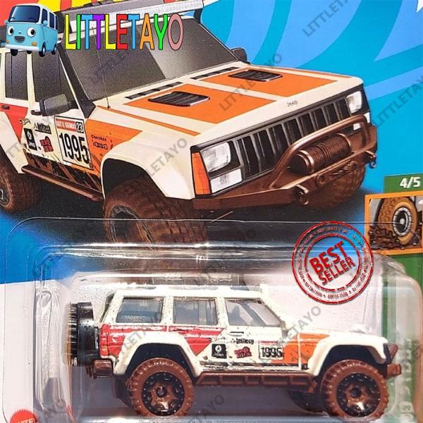 Gambar HOTWHEELS 95 JEEP CHEROKEE TOYOTA LAND CRUISER WRANGLER OFF ROAD - 2023 Cream TH dari Littletayo Store undefined Tokopedia