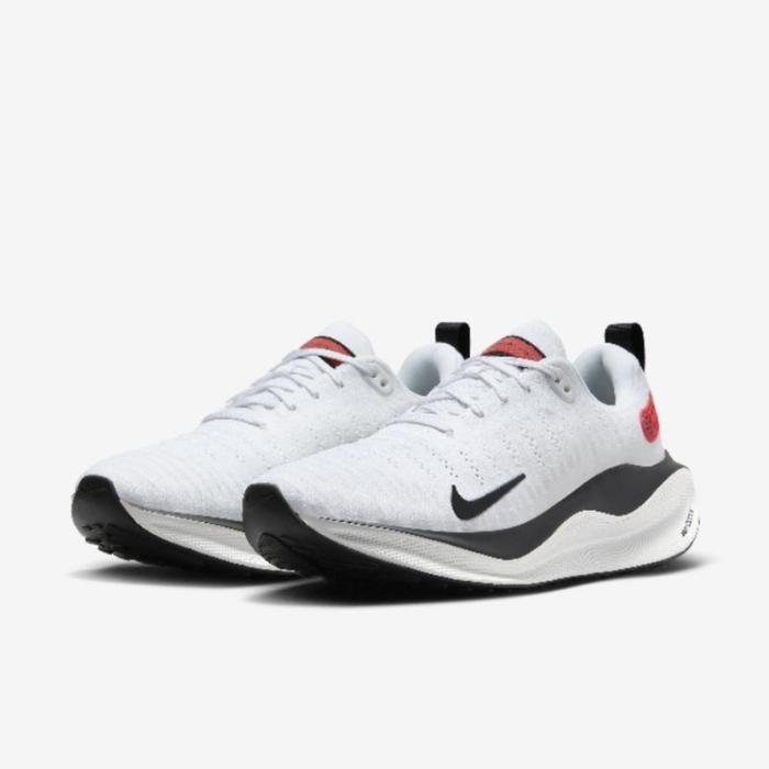 Gambar Nike React X Infinity Run 4 Mens Road Running Shoes - White Black Light Crimson - White Black Red, 39 dari SNKRDUNK. undefined Tokopedia